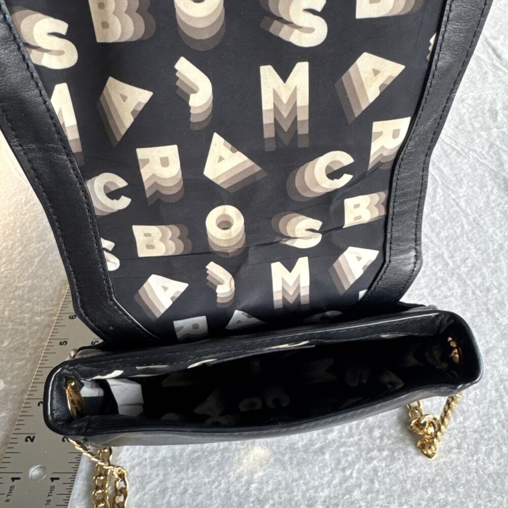 MARC JACOBS M0014787 avenue Black leather medium crossbody bag - Picture 5 of 11